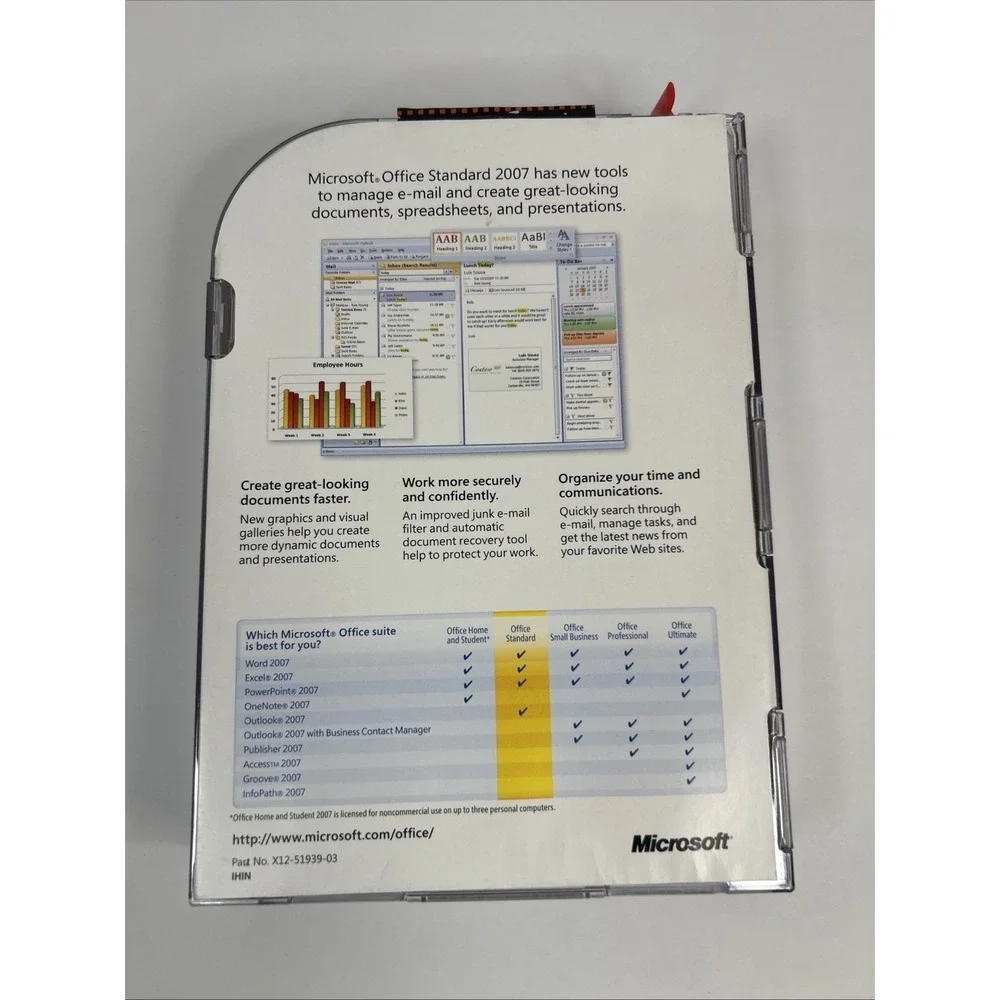 Microsoft Office Standard 2007 Upgrade With‎ Product READ